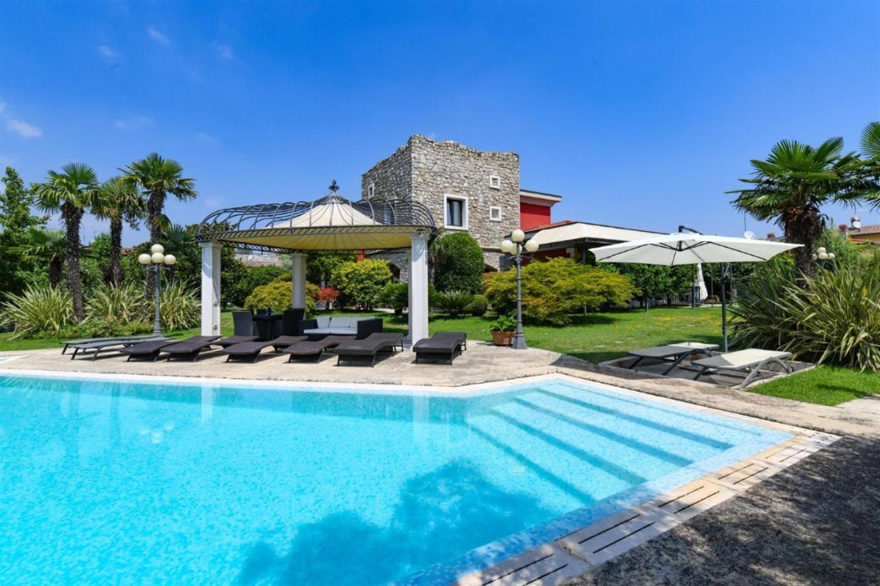 Private Luxury Villa With Pool Moniga del Garda Extérieur photo