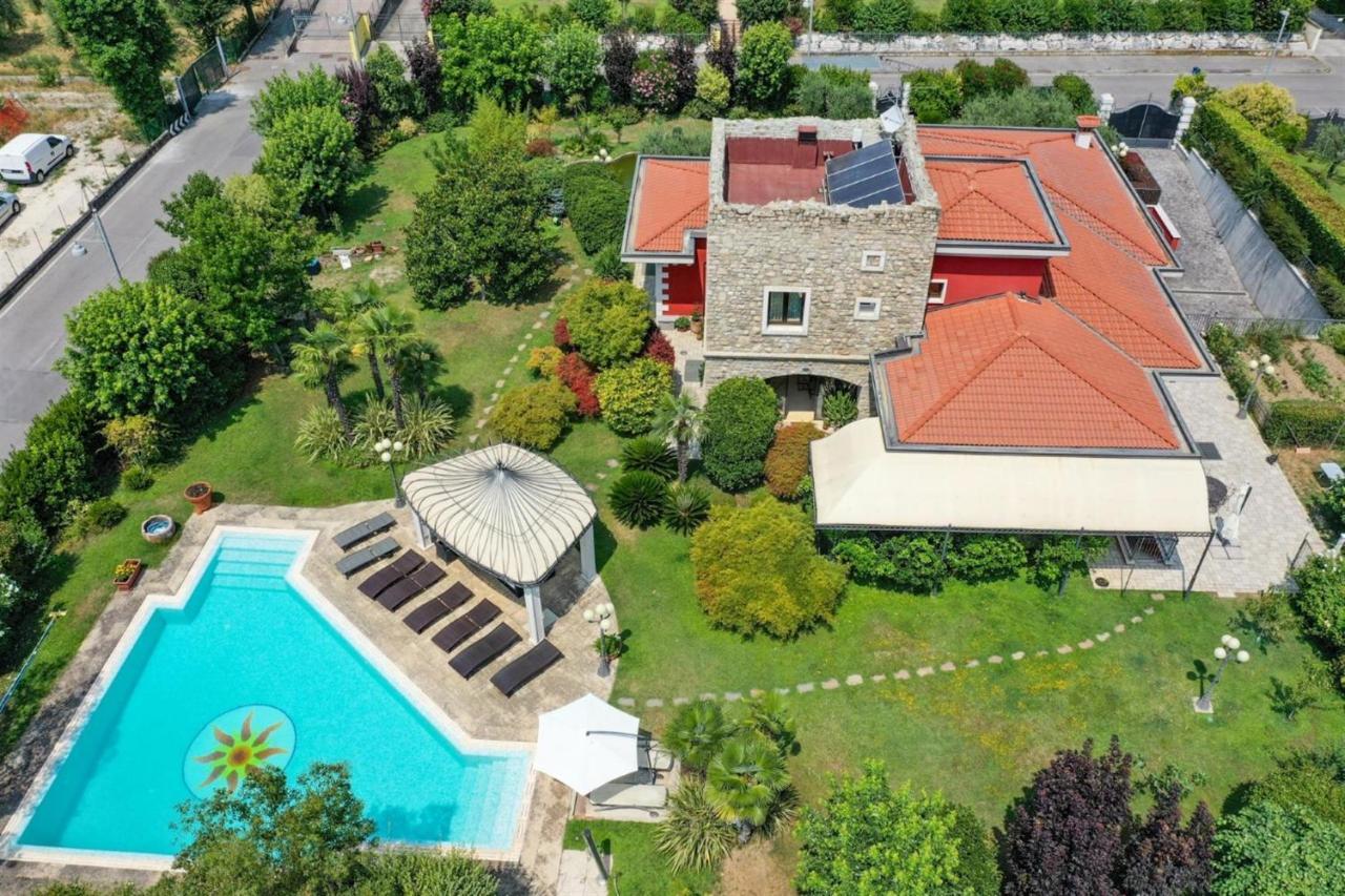 Private Luxury Villa With Pool Moniga del Garda Extérieur photo